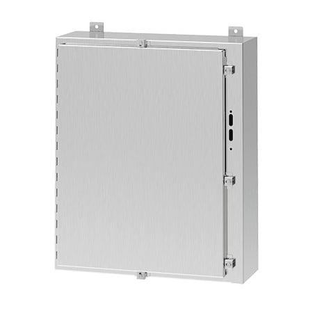Clamps Electrical Enclosures, 42 in H, 12 in D, 37.38 in W, NEMA 4X, 304 Stainless Steel MPN:A42HS3712SSLP