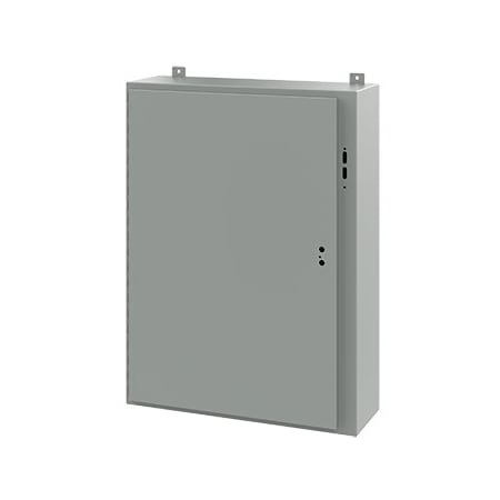 Electrical Enclosures, 42 in H, 10 in D, 31.38 in W, NEMA 12, Mild Steel MPN:A42SA3210LP