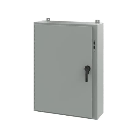 Keyed Handle Electrical Enclosures, 42 in H, 10 in D, 31.38 in W, NEMA 12, Steel MPN:A42SA3210LPPL