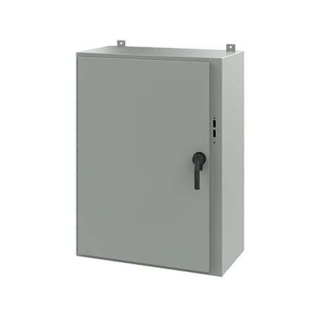 Keyed Handle Electrical Enclosures, 42 in H, 16 in D, 31.38 in W, NEMA 12, Steel MPN:A42SA3216LPPL