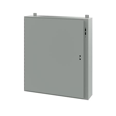 Electrical Enclosures, 42 in H, 8 in D, 37.38 in W, NEMA 12, Mild Steel MPN:A42SA3808LP