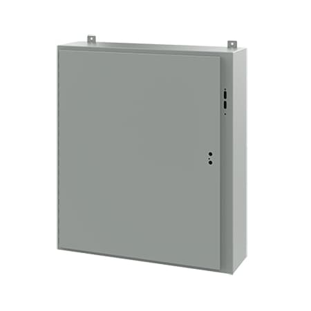 Electrical Enclosures, 42 in H, 10 in D, 37.38 in W, NEMA 12, Steel MPN:A42SA3810LP