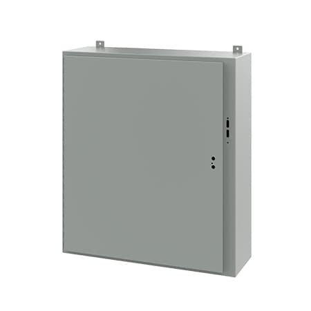 Electrical Enclosures, 42 in H, 12 in D, 37.38 in W, NEMA 12, Mild Steel MPN:A42SA3812LP