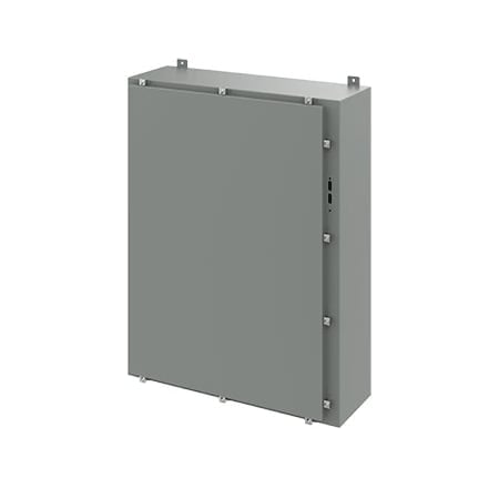 Clamps Electrical Enclosures, 48 in H, 12 in D, 37.38 in W, 4, Steel MPN:A48HS3712LP