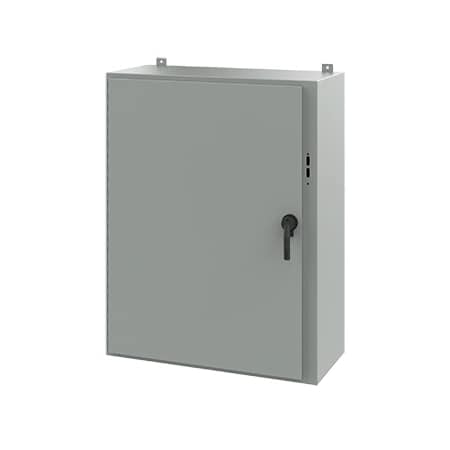 Keyed Handle Electrical Enclosures, 48 in H, 16 in D, 37.38 in W, NEMA 12, Steel MPN:A48SA3816LPPL