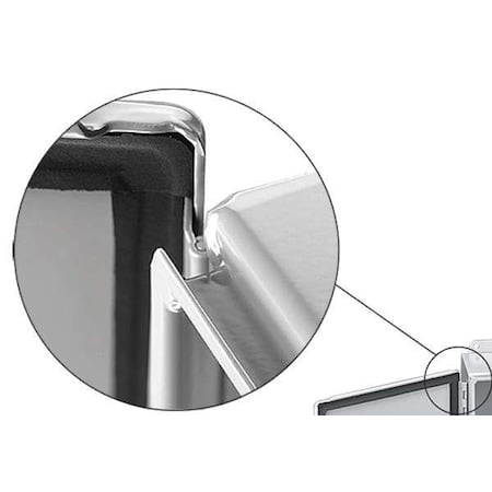 1/4 Turn Latch Electrical Enclosures, 6 in H, 4-3/4 in D, 4 in W, 12, 13, Steel MPN:A604CHFTC
