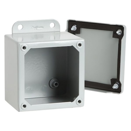 Captive Screws Electrical Enclosures, 6 in H, 3 in D, 4 in W, 12, 13, Steel MPN:A604SC