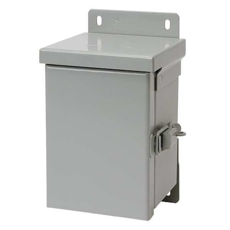Padlockable on draw Pull catch Electrical Enclosures, 8 in H, 4 in D, 6 in W, 3R, Steel MPN:A8R64HCR
