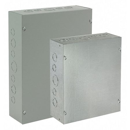 Captive Screws Electrical Enclosures, 10 in H, 6 in D, 8 in W, 1, Steel MPN:ASG10X8X6