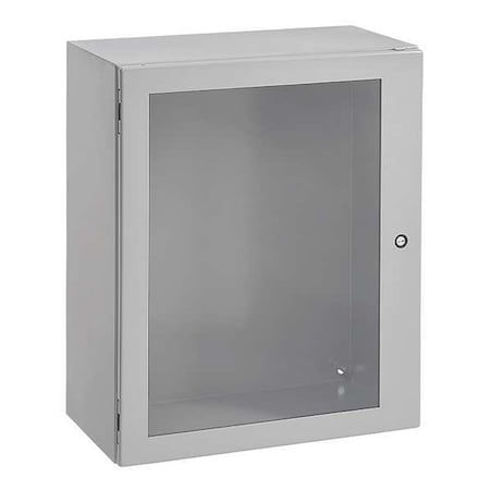 1/4 Turn Latch Electrical Enclosures, 24 in H, 10 in D, 20 in W, 12, 13, 4, Steel MPN:CSD242010