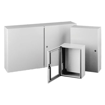 3 Point Latch Electrical Enclosures, 60 in H, 12 in D, 36 in W, NEMA 4, 12, Steel MPN:CSD603612LG