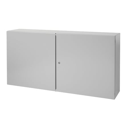 1/4 Turn Latch Electrical Enclosures, 36 in H, 12 in D, 42 in W, 12, Steel MPN:CTD364212
