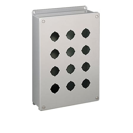 Captive Screws Electrical Enclosures, 11-3/4 in H, 3 in D, 8-1/2 in W, NEMA 4X, 316 Stainless Steel MPN:E12PBSS6