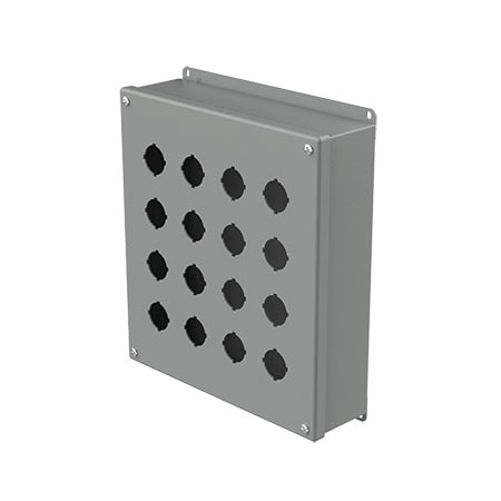 Captive Screws Electrical Enclosures, 11-3/4 in H, 3 in D, 10-3/4 in W, NEMA 12, Steel MPN:E16PB