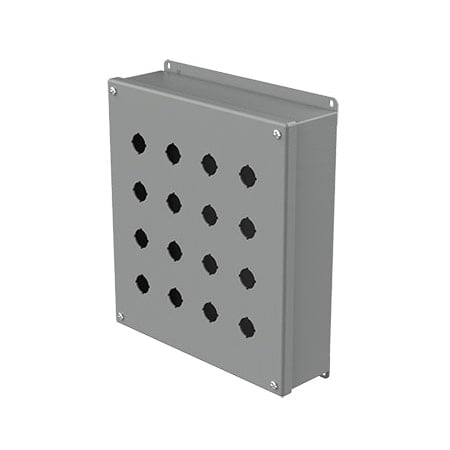 Captive Screws Electrical Enclosures, 11-3/4 in H, 3 in D, 10-3/4 in W, NEMA 12, Steel MPN:E16PBG