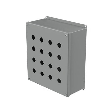 Captive Screws Electrical Enclosures, 11-3/4 in H, 4-3/4 in D, 10-3/4 in W, NEMA 12, Steel MPN:E16PBXM