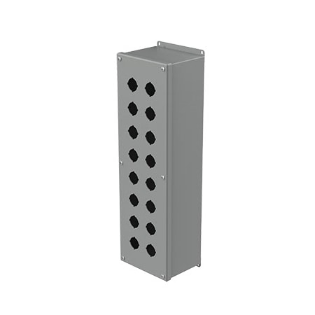 Captive Screws Electrical Enclosures, 20-3/4 in H, 4-3/4 in D, 6-1/4 in W, NEMA 12, Steel MPN:E16SPBXV