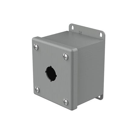 Captive Screws Electrical Enclosures, 3-1/2 in H, 2-3/4 in D, 3-1/4 in W, NEMA 12, Steel MPN:E1PBG