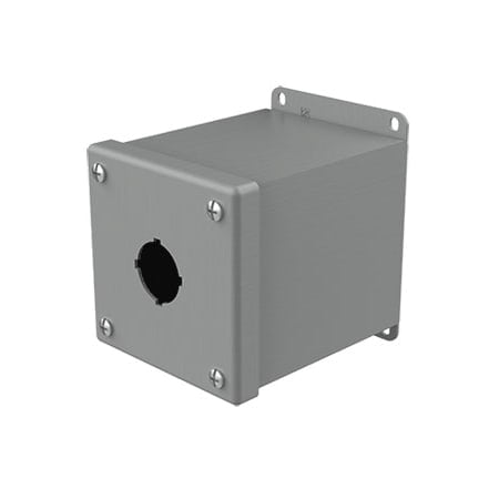 Captive Screws Electrical Enclosures, 4 in H, 4-3/4 in D, 4 in W, NEMA 12, Steel MPN:E1PBX