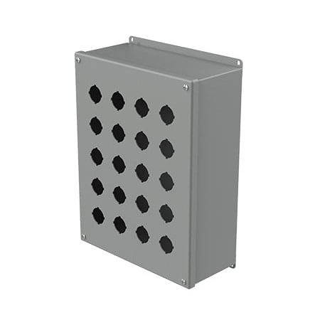 Captive Screws Electrical Enclosures, 14 in H, 4-3/4 in D, 10-3/4 in W, NEMA 12, Steel MPN:E20PBX