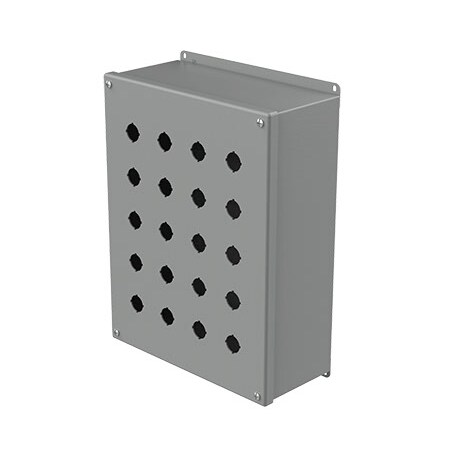 Captive Screws Electrical Enclosures, 14 in H, 4-3/4 in D, 10-3/4 in W, NEMA 12, Steel MPN:E20PBXM