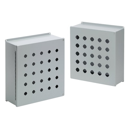 Captive Screws Electrical Enclosures, 16 in H, 6 in D, 12-1/2 in W, NEMA 12, Steel MPN:E20PBY25M