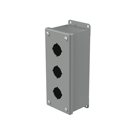 Captive Screws Electrical Enclosures, 8 in H, 2-3/4 in D, 3-1/4 in W, NEMA 12, Steel MPN:E3PB
