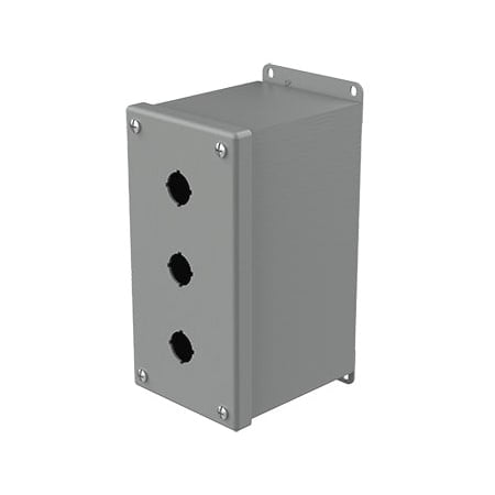 Captive Screws Electrical Enclosures, 8 in H, 4-3/4 in D, 4 in W, NEMA 12, Steel MPN:E3PBXM