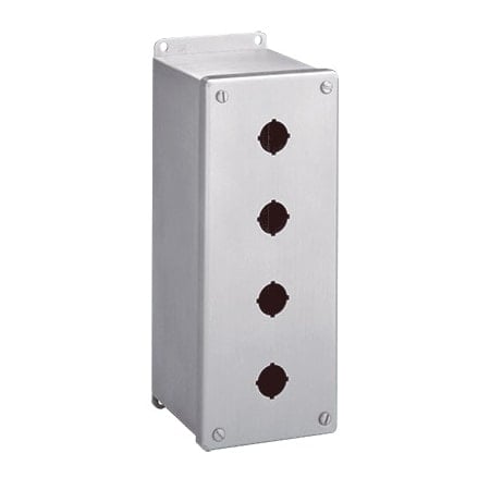 Captive Screws Electrical Enclosures, 10 in H, 4-3/4 in D, 4 in W, NEMA 4X, 304 Stainless Steel MPN:E4PBGXSS