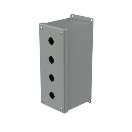 Captive Screws Electrical Enclosures, 10 in H, 4-3/4 in D, 4 in W, NEMA 12, Steel MPN:E4PBXM