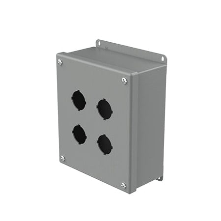 Captive Screws Electrical Enclosures, 7-1/4 in H, 3 in D, 6-1/4 in W, NEMA 12, Steel MPN:E4SPB