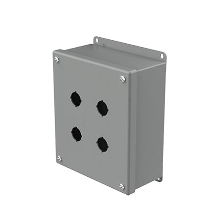 Captive Screws Electrical Enclosures, 7-1/4 in H, 3 in D, 6-1/4 in W, NEMA 12, Steel MPN:E4SPBG