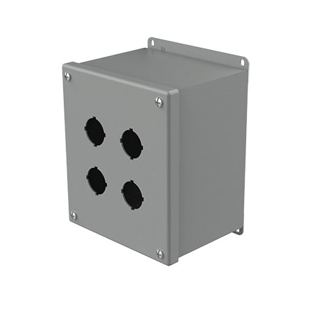 Captive Screws Electrical Enclosures, 7-1/4 in H, 4-3/4 in D, 6-1/4 in W, NEMA 12, Steel MPN:E4SPBX