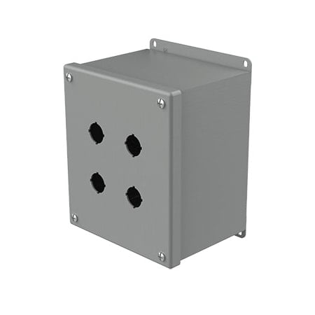 Captive Screws Electrical Enclosures, 7-1/4 in H, 4-3/4 in D, 6-1/4 in W, NEMA 12, Steel MPN:E4SPBXM
