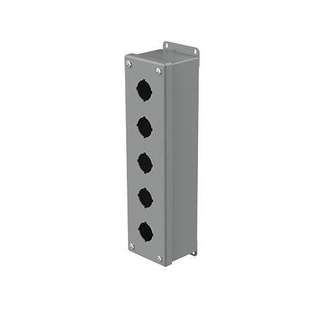 Captive Screws Electrical Enclosures, 12-1/2 in H, 2-3/4 in D, 3-1/4 in W, NEMA 12, Steel MPN:E5PB