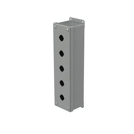 Captive Screws Electrical Enclosures, 12-1/2 in H, 2-3/4 in D, 3-1/4 in W, NEMA 12, Steel MPN:E5PBG