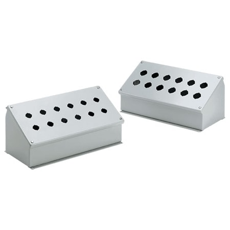Captive Screws Electrical Enclosures, 7-1/4 in H, 6-3/4 in D, 8-1/4 in W, NEMA 12, Steel MPN:E6PBAM