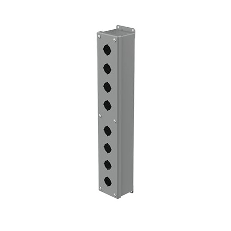 Captive Screws Electrical Enclosures, 20-1/4 in H, 2-3/4 in D, 3-1/4 in W, NEMA 12, Steel MPN:E8PB