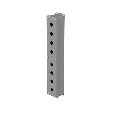 Captive Screws Electrical Enclosures, 20-1/4 in H, 2-3/4 in D, 3-1/4 in W, NEMA 12, Steel MPN:E8PBG