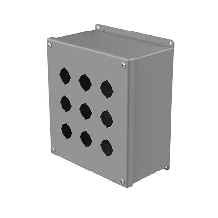 Captive Screws Electrical Enclosures, 9-1/2 in H, 4-3/4 in D, 8-1/4 in W, NEMA 12, Steel MPN:E9PBX
