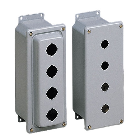 Screws Electrical Enclosures, 10-1/4 in H, 3-3/4 in D, 4 in W, NEMA 4, Steel MPN:ED4PBM