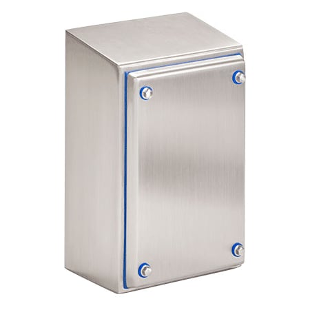 Captive Screws Electrical Enclosures, 13.13 in H, 6 in D, 10.13 in W, NEMA 4X, 304 Stainless Steel MPN:HSDS131006SS