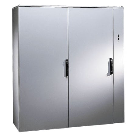 Latch Electrical Enclosures, 62.99 in H, 15-3/4 in D, 62.99 in W, 12, Mild Steel MPN:PTDDC16164