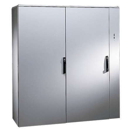 Latch Electrical Enclosures, 62.99 in H, 23.62 in D, 70.87 in W, NEMA 12, Mild Steel MPN:PTDDC18186