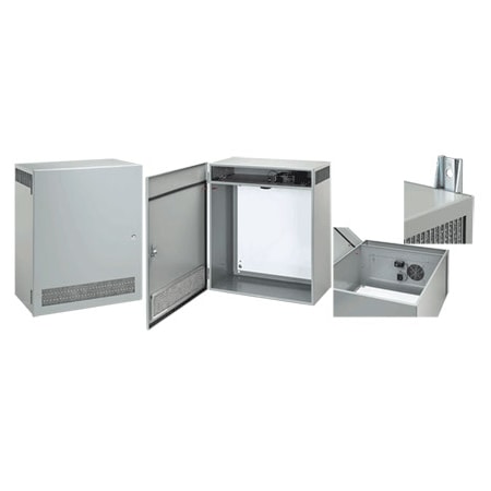 1/4 Turn Latch Electrical Enclosures, 54 in H, 12-3/4 in D, 30 in W, NEMA 1, Mild Steel MPN:T1F350LP