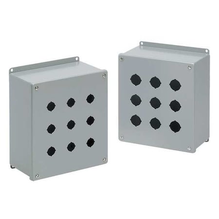Pushbuttn Enclsure, 4.00 in H, Mild Steeel MPN:E1PBX