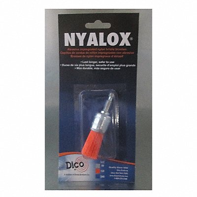 Nyalox End Brush 120 Grit Orange 3/4 MPN:7200029