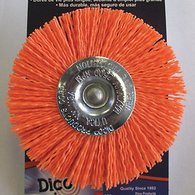 Nyalox Wheel Brush 120 Grit Orange 4 MPN:7200048