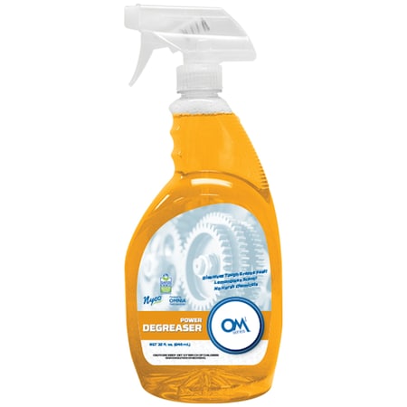 Power Degreaser, 1 Qt Trigger Spray Bottle, Liquid, Orange, 9 PK MPN:OM103-QPS9
