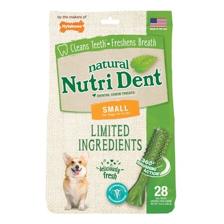 Nutri Dent Dental Chews Fresh Breath Sml MPN:NTD441M28P